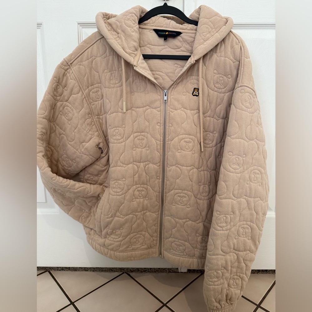 Teddy Fresh Stitched Full Zip Hoodie